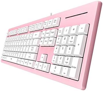 Laptop Klavye USB Kablolu Klavye Makas Anahtarı 104 Tuşları Tam Boyutlu Klavye Multimedya Kontrolü için PC ve Masaüstü Bilgisayar