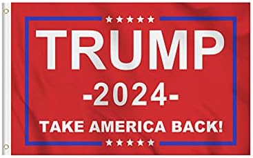 Trump 2024 Amerika'yı Grommetlerle 3X5 Ayak Geri Al