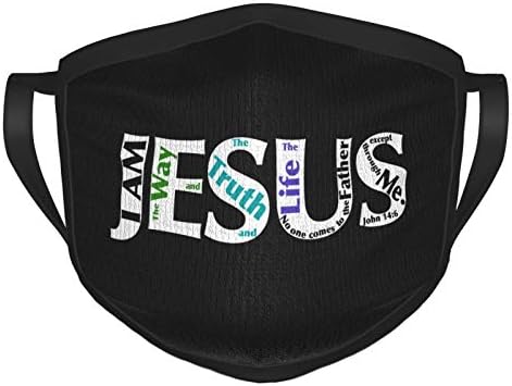 İsa Kişiselleştirilmiş Nefes Ağız Kapak Bandanalar Kullanımlık Yıkanabilir Toz Unisex