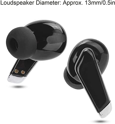 Kablosuz Kulaklık Akıllı Ekran Gürültü Azaltma 5.0 Kulaklık Kullanımda Dayanıklı Ofis Ev için(Siyah, Pisa Pisa Kulesi Tipi)