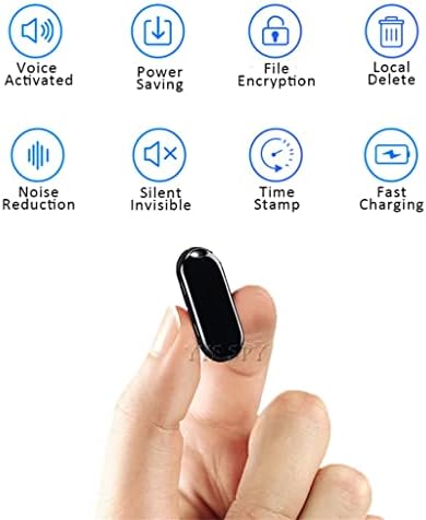 JJSPP Mini Tiny Dijital Ses Kaydedici Ses Aktif Kayıt Kalem MP3 Çalar Müzik Kolye Tarzı (Renk: Gösterildiği Gibi, Boyutu: 32