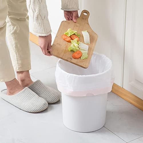 KGJQ Çöp Torbaları 3 Rolls Mutfak Plastik Kalınlaşmak PE Otomatik Kapanış İpli Çöp torbası Taze Temiz çöp torbası için Ev Açık-Rastgele