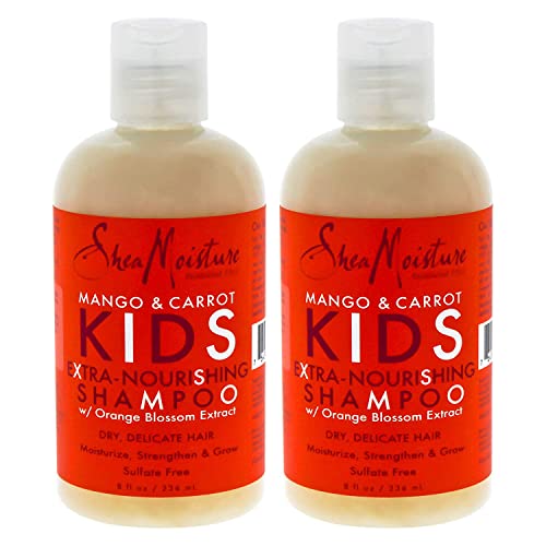 SHEA NEM Mango ve Havuç Çocuk Ekstra besleyici Şampuan Paketi 2, 8 Oz (K0000178)