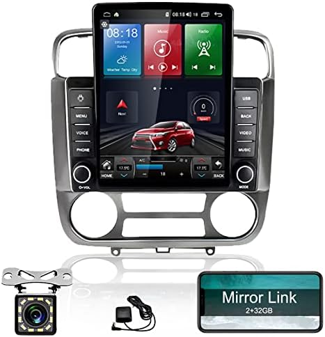 Honda Stream 2 için araba Stereo 9.7 İnç 2000 2001 2002 2003 2004 2005 2006, Android 9 Dokunmatik Ekran Araba Readio ile Ayna