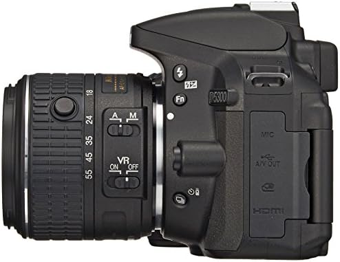 Nikon D5300 24.2 MP CMOS Dijital SLR Kamera Çift Zoom Lens Kiti ile 18-55mm f/3.5-5.6 G ED VR II + 55-200mm f / 4.5-5.6 G-Uluslararası