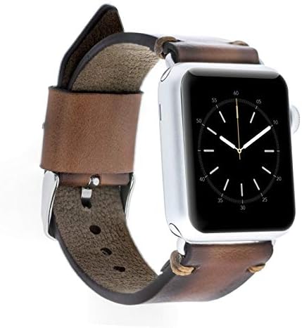 Bouletta Hakiki Deri apple saat bandı 38mm-İwatch bileklik Serisi 4/3/2 - için apple saat bandı Kayışı-İwatch bileklikler için