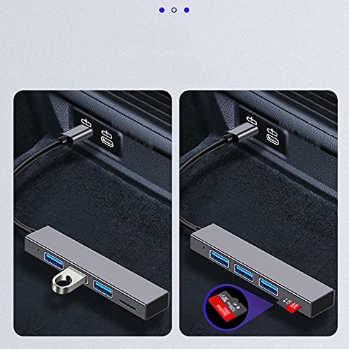 Adaptörü Dönüştürücü Çift USB Arayüzü Araba U Disk Şarkıları Dinleme Adaptörü Araba Cep Telefonu Şarj Veri Hattı Bağlantısı