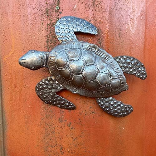 Deniz Kaplumbağaları, Plaj Metal Sanat, 2 Set, Denizcilik Duvar Asılı Figürler Ev Dekorasyon, Deniz Altında Deniz Yaşamı Hayvanlar,