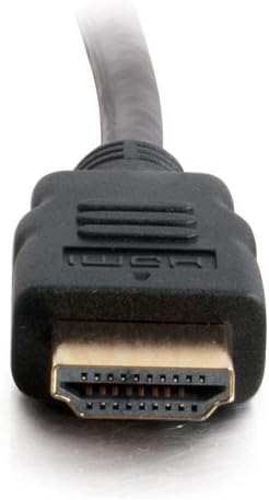 C2G HDMI Kablosu, 4 K, Yüksek Hızlı HDMI Kablosu, Ethernet, 60 Hz, 6 Fit (1,82 Metre), Siyah, Gidecek Kablolar 56783