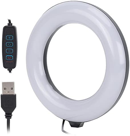 Haowecib LED ışık, USB Güç Kaynağı Taşıması Kolay Video Çekimi için 3000-6000K Ayarlanabilir Dolgu Işığı