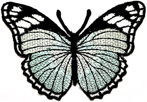 Kleenplus 3 adet. Mavi Kelebek Yamalar Pretty Kelebek Böcek Çocuklar Karikatür Sticker El Yapımı Işlemeli Yama Sanat Dikiş