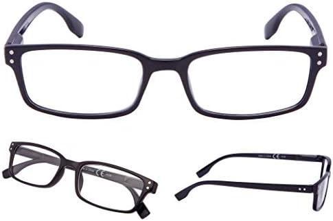 OKUMA gözlükleri 3 paket Şık Dikdörtgen Çerçeve Okuyucular