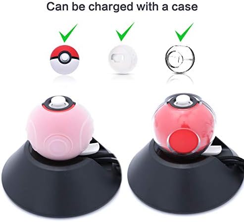 Poke Ball Plus ile Uyumlu Şarj Standı, Switch ile Uyumlu Şarj Yuvası Pokemon Lets Go Pikachu Lets Go Eevee Poke Ball Plus LED