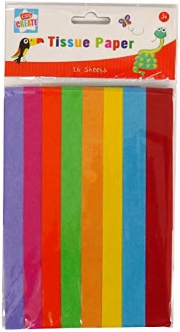 Çocuklar Karışık Renkli Kağıt Mendil, 16 Paket, 8 Renk Oluşturur