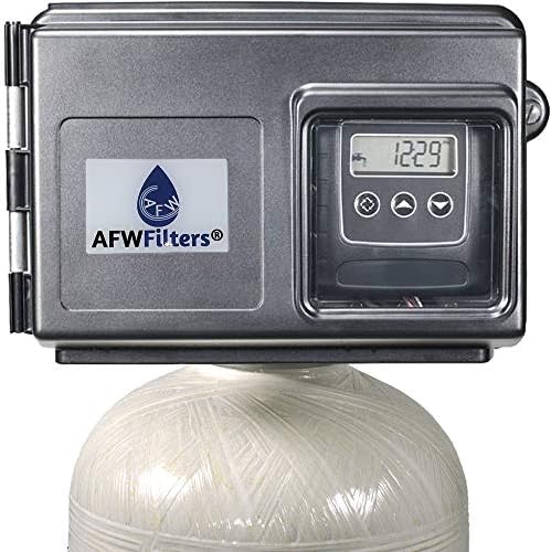 AFWFilters 1 Fleck 2510SXT kontrollü ölçülü su yumuşatıcı, by-pass valfli 48.000 tane kapasitesi