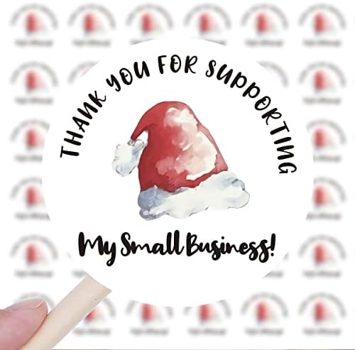 240 ADET Noel Çıkartmalarını Desteklediğiniz için teşekkür Ederiz, İş Paketleri/El Yapımı Ürünler/Çantalar için Sevimli Küçük