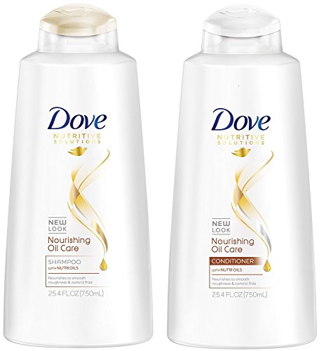 Dove Besleyici Yağ Bakım Şampuanı ve Saç Kremi, 25.4 Fl. Oz. Her biri