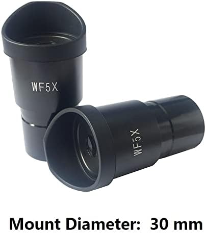 TYZK Mikroskop Kiti Çifti Geniş Alan Mercek Optik Lens, çapı 30mm Veya 30.5 mm Kauçuk Göz Bardak Mikroskop Lens Adaptörleri