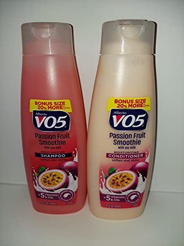 DHE Alberto VO5 Tutku Meyvesi Smoothie Nemlendirici Şampuan ve Saç Kremi Seti (Paket TipyTip Tarak) 5 Vitamin ve Yağ-Soya Sütü
