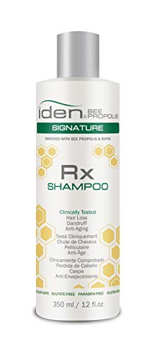 Saç Dökülmesini ve Kepeği Azaltmak için Saw Palmetto'lu Iden Bee Propolis Signature Rx Şampuanı (350 ml / 12 fl.oz)