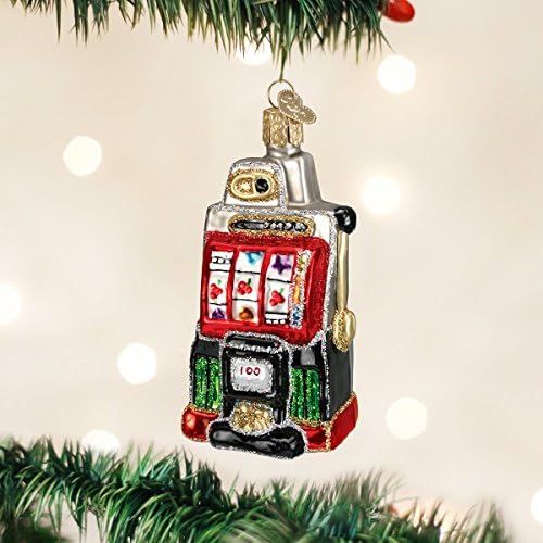 Noel Ağacı, Slot Makinesi için Eski Dünya Noel Vegas Bebek Cam Üflemeli Süsler