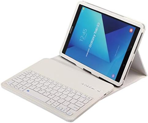 Galaxy Tab ıçin YANGJ SA860 S6 10.5 inç T860 / T865 Litchi Doku Ayrılabilir Bluetooth Klavye Kılıf Standı Fonksiyonu ile (Siyah)