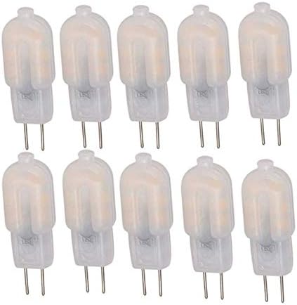 JKLcom G4 LED ampuller G4 Bi-Pin Bankası 1.5 W (20 W Halojen Ampul Eşdeğer) 12 V Sıcak Beyaz 3000 K LED Ampuller için Peyzaj