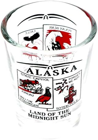 Alaska Eyalet Manzarası Kırmızı Yeni Atış Camı