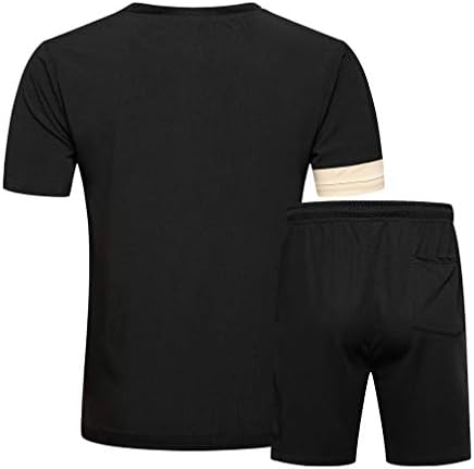 FHQueen erkek Eşofman 2 Parça Kıyafet Rahat Koşu koşu Takım Elbise Yaz Kısa Kollu T-Shirt ve şort takımı