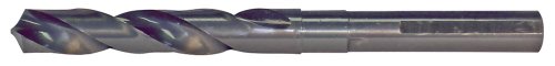 Cle-Line C20681 Gümüş ve Deming Azaltılmış Şaft Matkabı, Yüksek Hız Çeliği, Buhar Oksit Kaplama, Azaltılmış Düzleştirilmiş