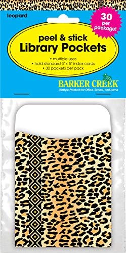 Barker Creek Peel & Stick Kütüphane Cepleri, Zebra, Kütüphane, İndeks ve Flash Kartlar, Salon Geçişleri, Yemek Tarifleri ve