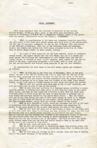 Orville Wright-Belge İmzalandı 02/06/1945