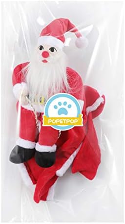 POPETPOP Köpek Noel Baba Sürme Noel Kostüm-Prim Pet Giyim Noel Sürme Kıyafet için Küçük Büyük Köpekler Kediler, giyim Noel