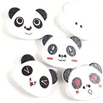 30 Parça Ahşap Karikatür Dikiş Bağlantı Elemanları Düğmeleri Dikmek Kavramlar Malzemeleri M0671 Panda Giysi Paketi Sırt Çantaları