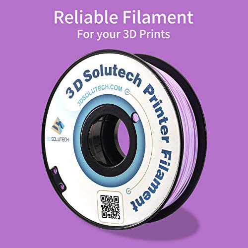 3D Solutech Lavanta Mor 3D Yazıcı PLA Filament 1.75 MM Filament, Boyutsal Doğruluk + / -0.03 mm, 2.2 LBS (1.0 KG) - 3DSPLA175LPR