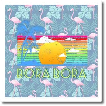 Bir Sonraki Tropik için 3dRose Bora Bora Plajı Tropikal Hediye. - Isı Transferlerinde Ütü (ht_351952_3)