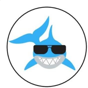 30 pcs Sevimli Köpekbalığı Çıkartmalar Zarf Mühürler Etiketler Yuvarlak Etiketler, Pullar Sticker için Hediye Kartları, Zarflar,