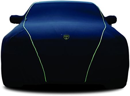 TPH MİCROLİTE Pürüzsüz Kadife Bitmiş Özelleştirilmiş fit Yarı-Açık SİYAH araba kılıfı ile Yeşil Boru için Bentley Continental