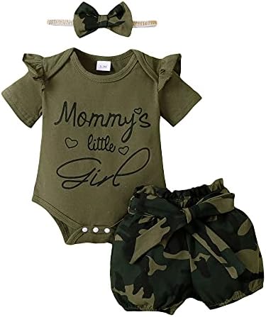 Yenidoğan Bebek Kız Giysileri Bebek Kıyafetler Fırfır Romper Onesies Çiçek Şort Hediyeler Set Yaz Bebek Giysileri Kız