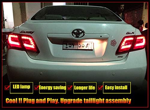 Toyota Camry 2006-2009 Için yeni LED Arka Lambaları Meclisi LED Arka Lambası Fren Ters ışık Arka Back Up Lambası DRL Araba