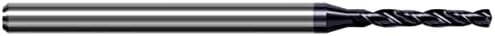 Harvey Tool Önceden Sertleştirilmiş Çelikler için Yüksek Performanslı Matkap, 3,263 mm, Son İşlem: AlTıN, (2'li Paket)