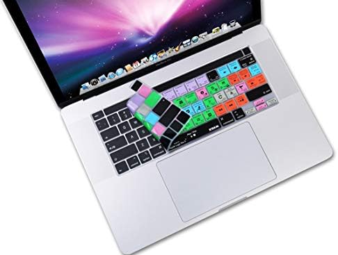 XSKN Mantık Pro X İngilizce QWERTY Düzeni Silikon Kısayolları Klavye Kapak Cilt için 2019 Yeni MacBook Pro 16 inç A2141 2020