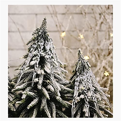 BYMWY 10 pcs Noel Sahte Saçağı Prop Simülasyon Buz Noel Ağacı askı süsleri için Kış Dondurulmuş Parti Yeni Yıl Süslemeleri