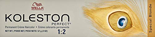 Wella Koleston Unisex için Mükemmel Kalıcı Krem Saç Rengi, 8-71 Hafif Esmer Kül Sarışın, 2 Ons