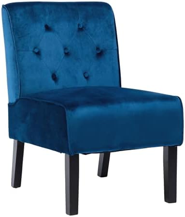 Oturma Odası Sandalyeleri Kolsuz Accent Sandalyeler Rahat Yatak Odası sandalyesi Kadife Yan Oturma Sandalyeleri Modern Kumaş