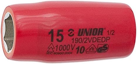 Unior 190 / 2VDEDP Soket 1/2 inç, tamamen yalıtılmış, 8 mm