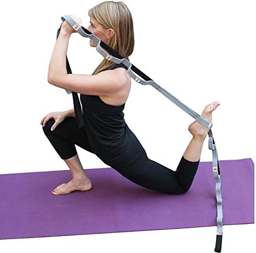 Bıngırl 2.5 M Dayanıklı Pamuk Yardımcı Yoga Kayışı Esnek Streç Kemer Gergi Bandı Rastgele Renk