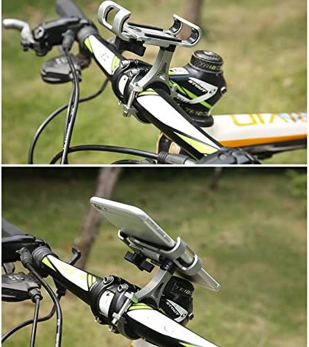 ABOUER 360 Derece Dönebilen Bisiklet telefon tutucu Alüminyum Ayarlanabilir Bisiklet Tutucu Kaymaz Dağ Bisikleti / Elektrikli