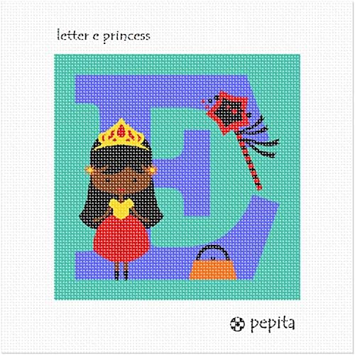 pepita Mektup E Prenses İğne Seti