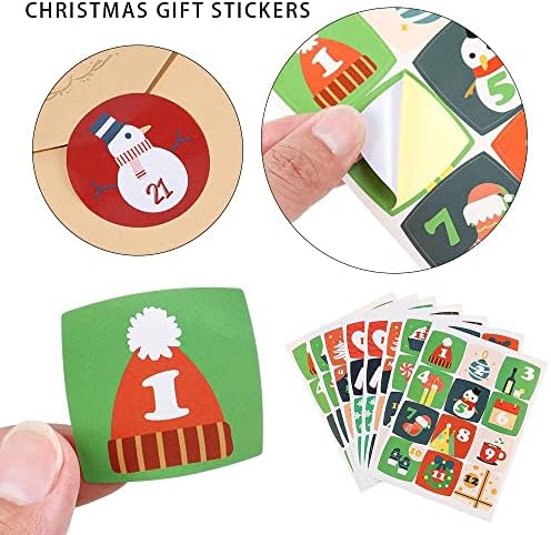96 Adet Merry Christmas Etiketleri Kendinden Yapışkanlı Noel Süs Parti Malzemeleri Noel Etiket Merry Christmas Hediye Kağıt